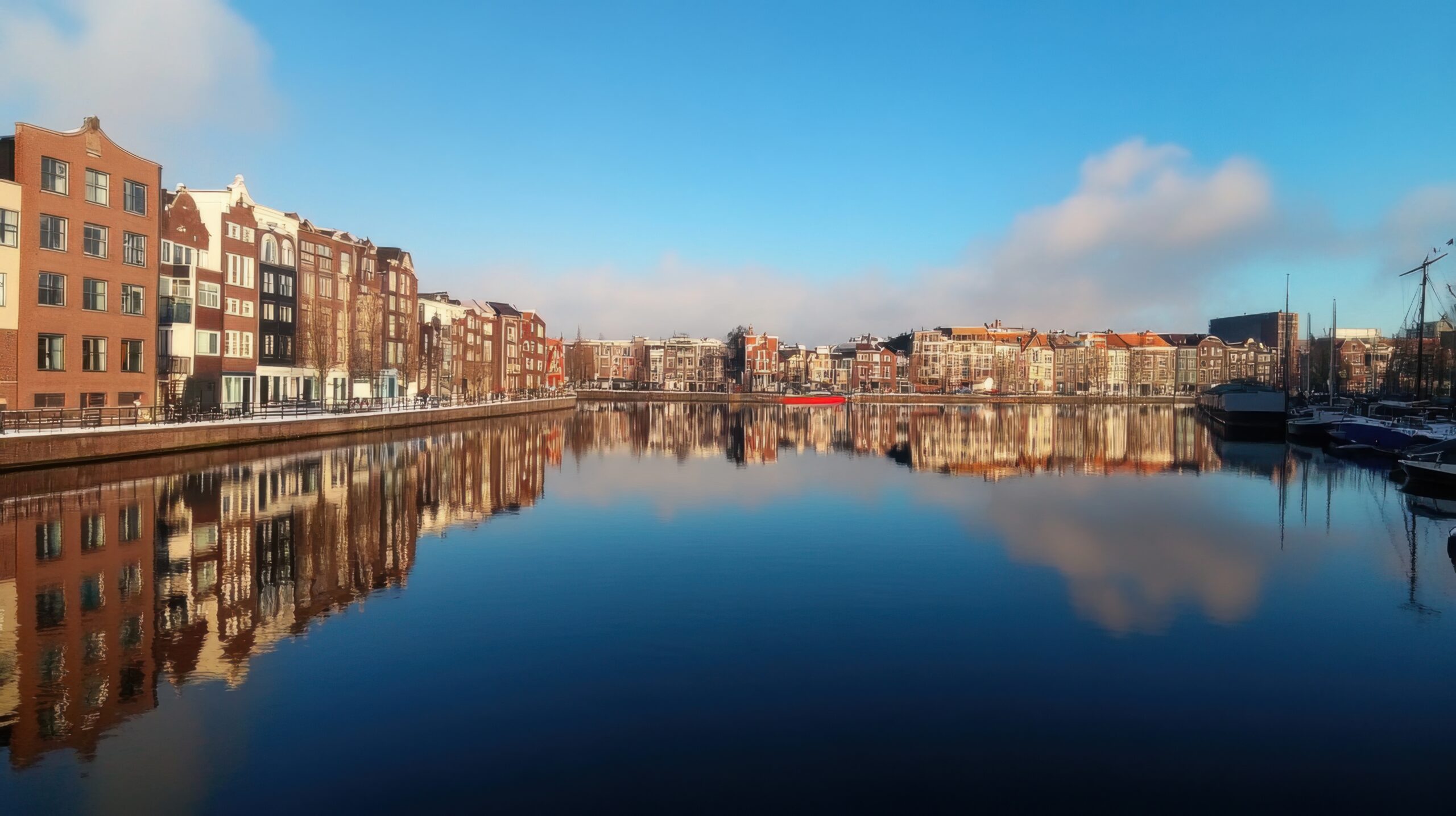 Amsterdam Canal Reflections