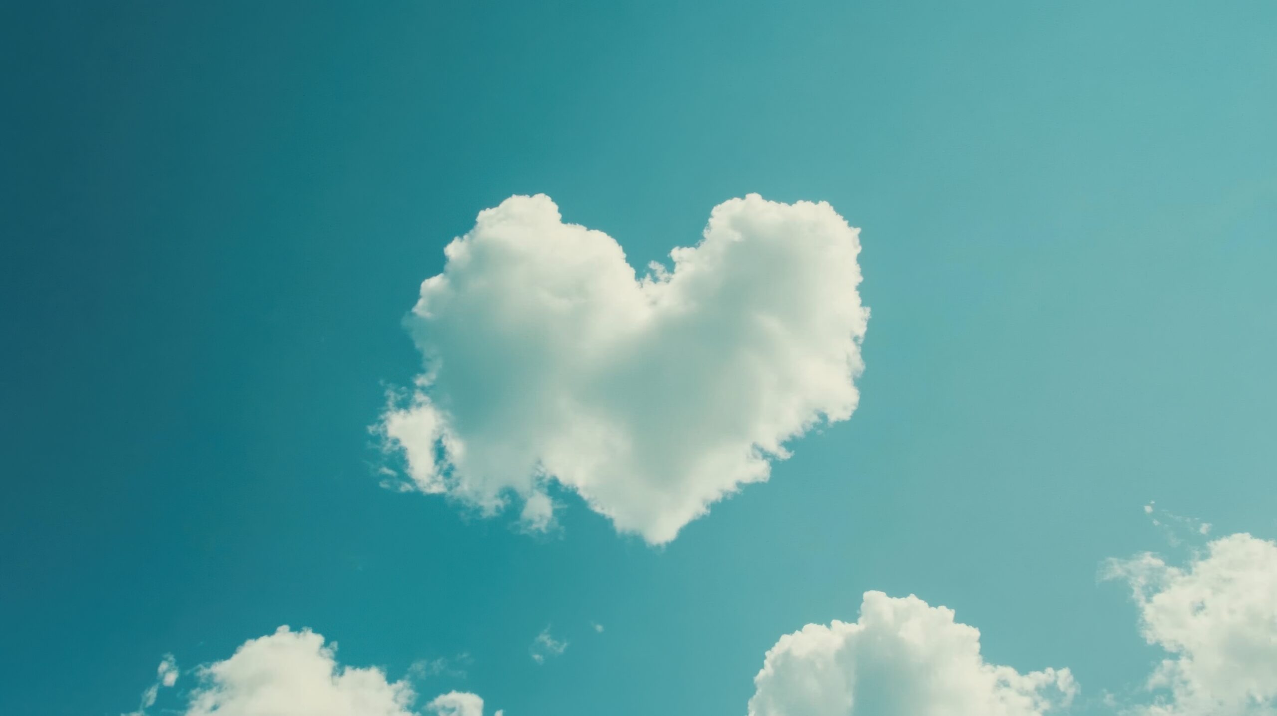 Cloud Heart in Blue Sky