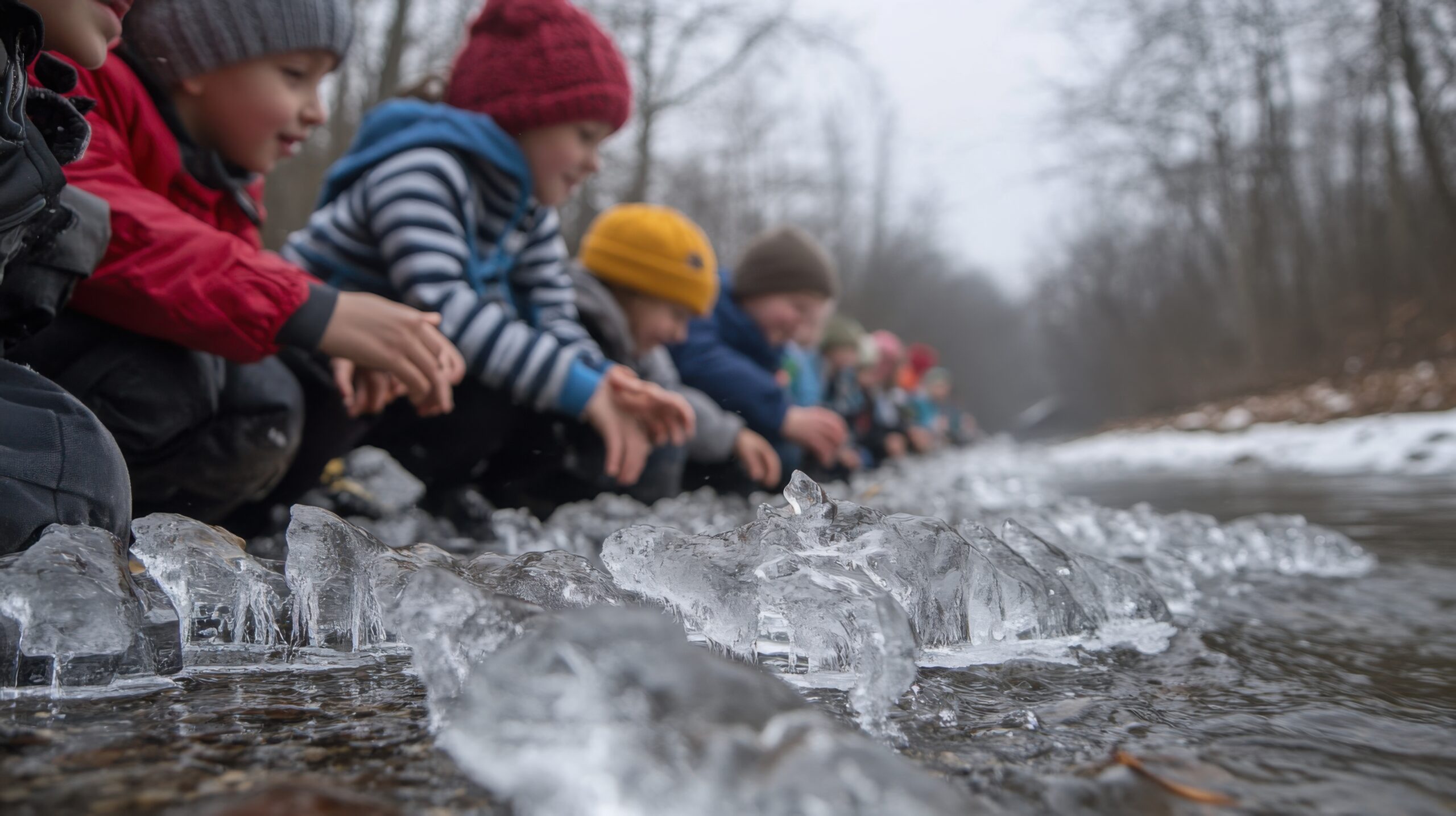 Field Trip to Icy Riverbank