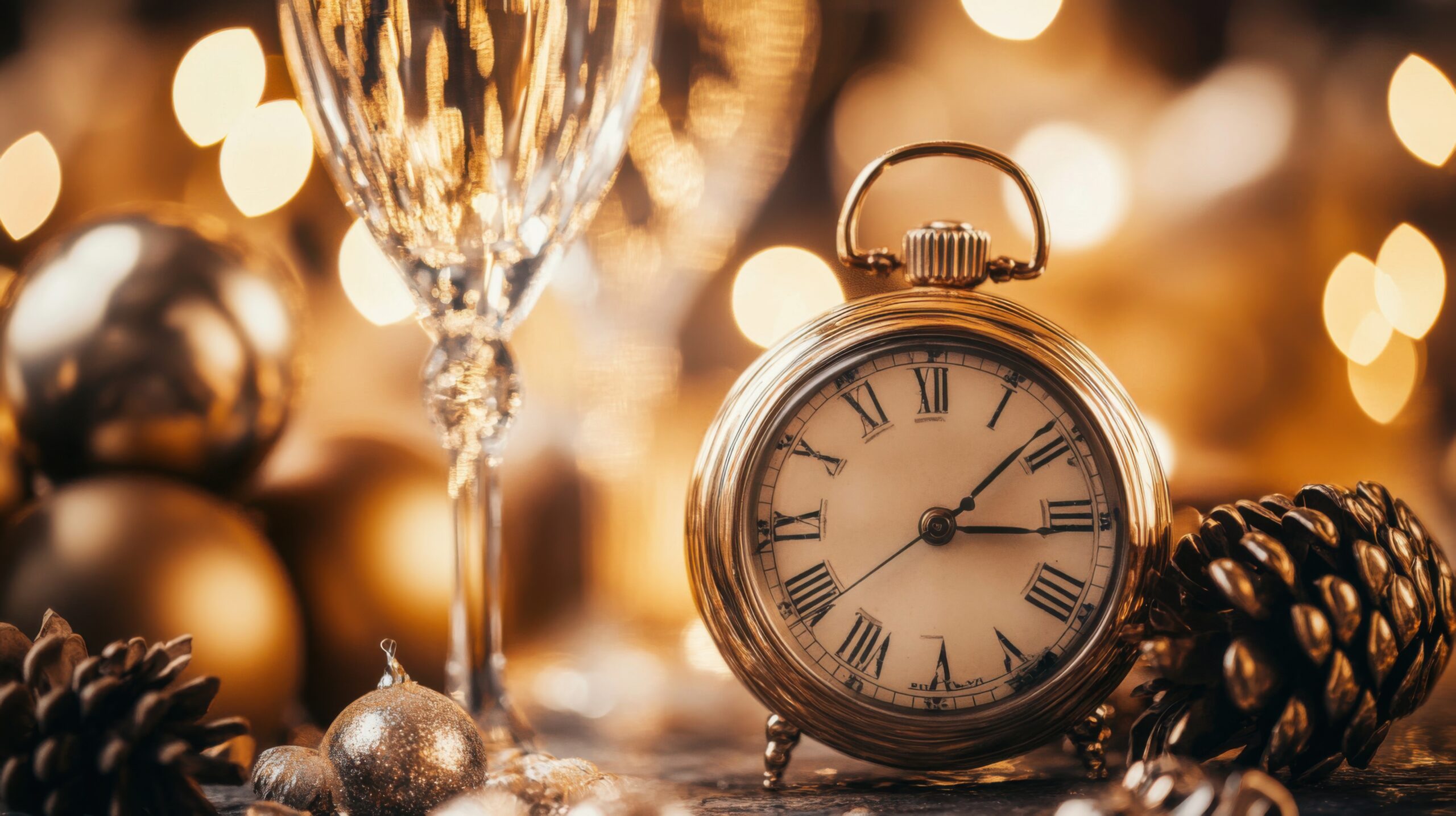 Midnight Vintage Watch for New Year
