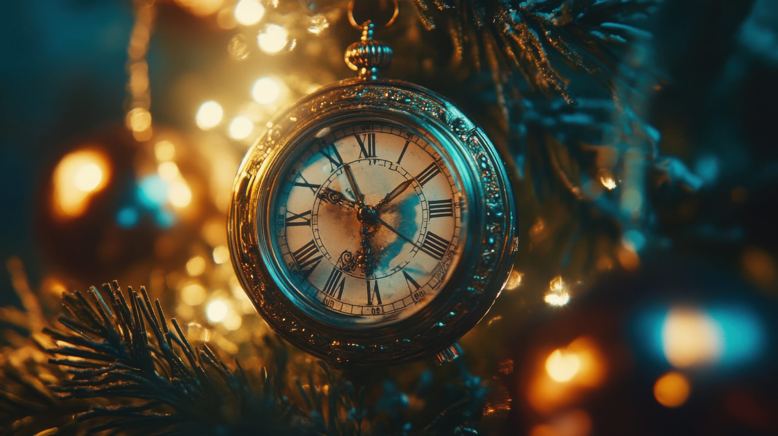 Midnight Vintage Watch for New Year