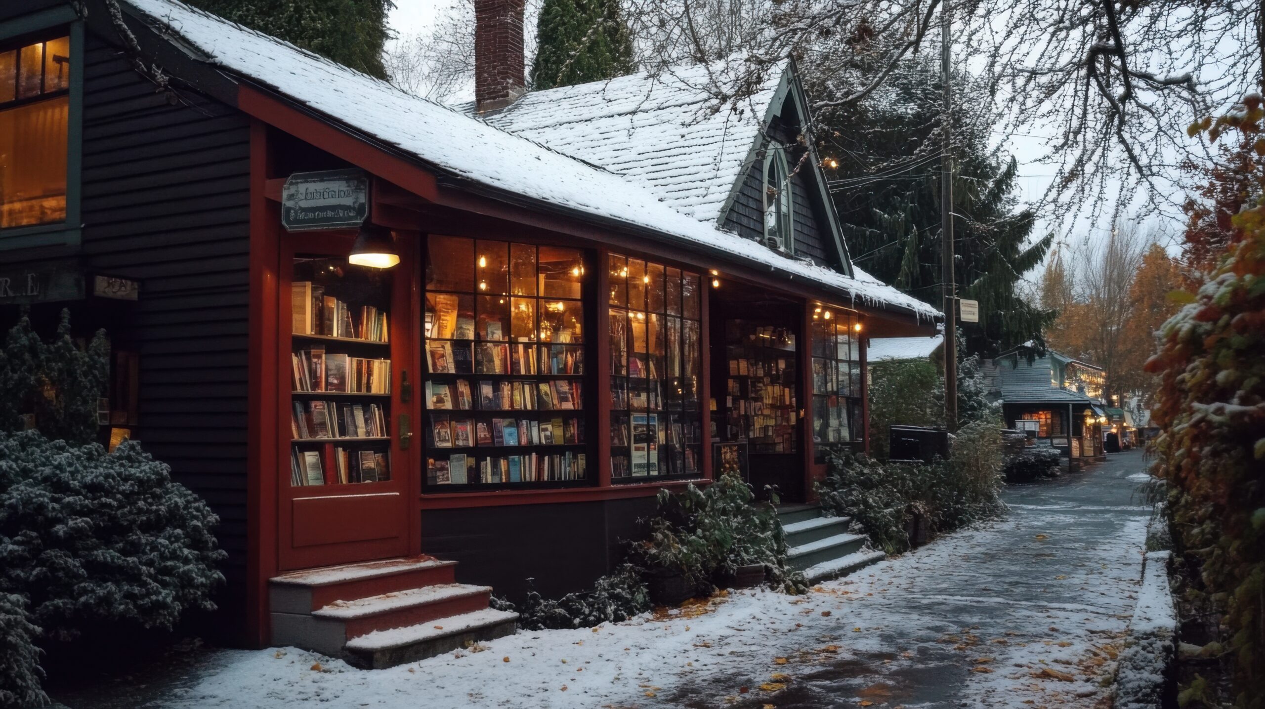 Quaint Bookstore with Cozy Corners