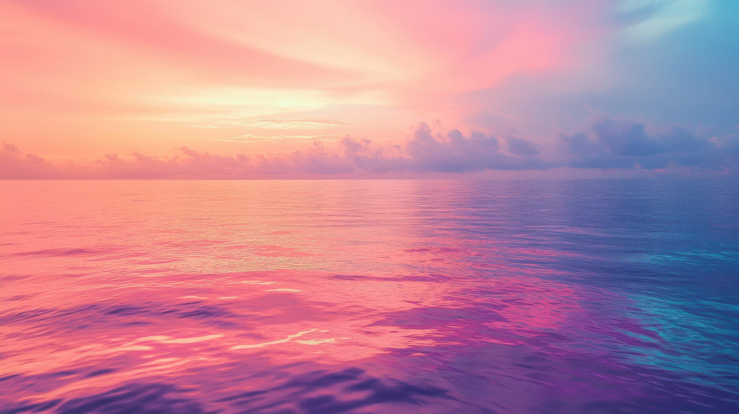 Rainbow Hues at Sunrise Coral Reef