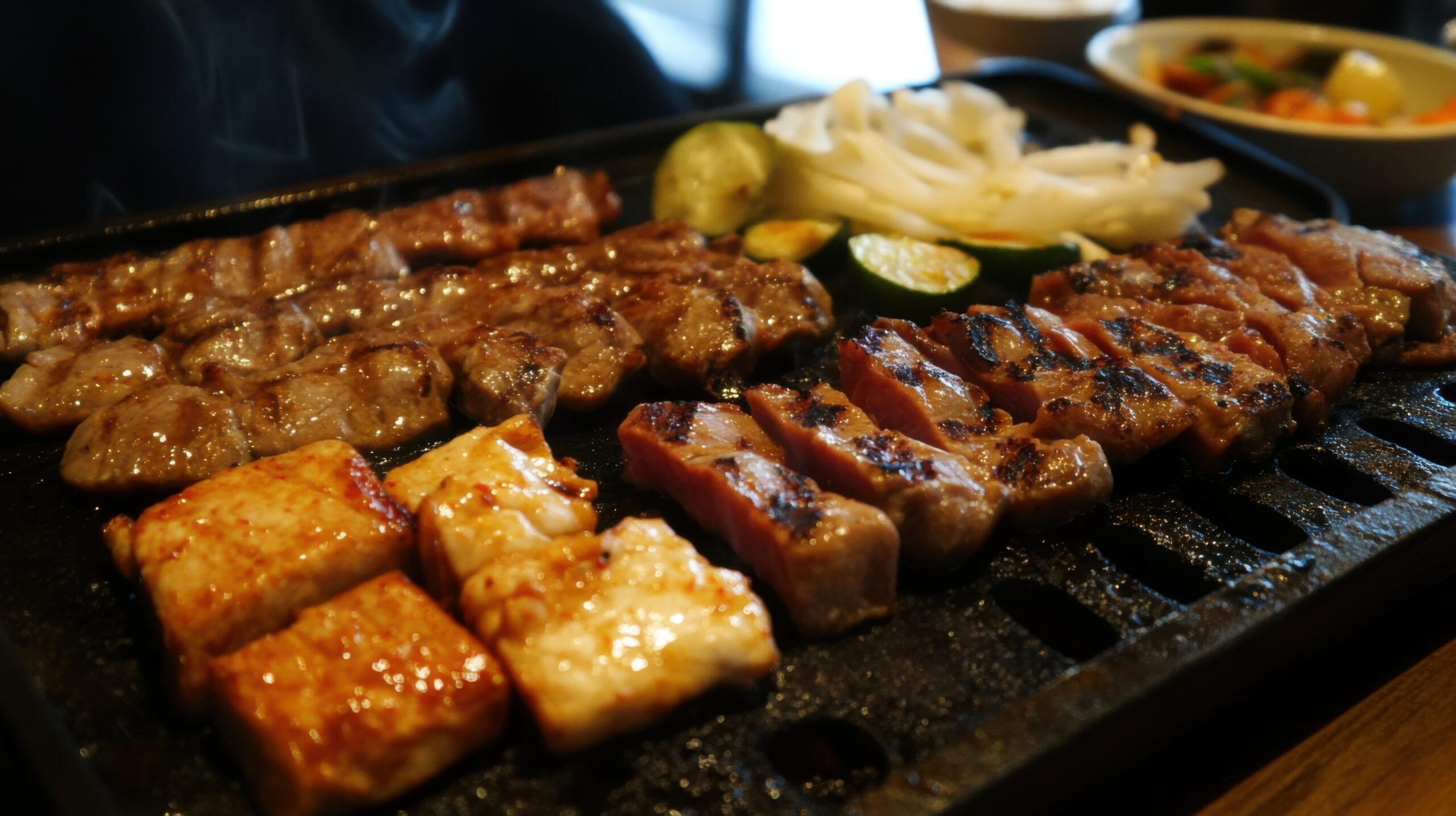 Sizzling Korean BBQ with Marinated Meats