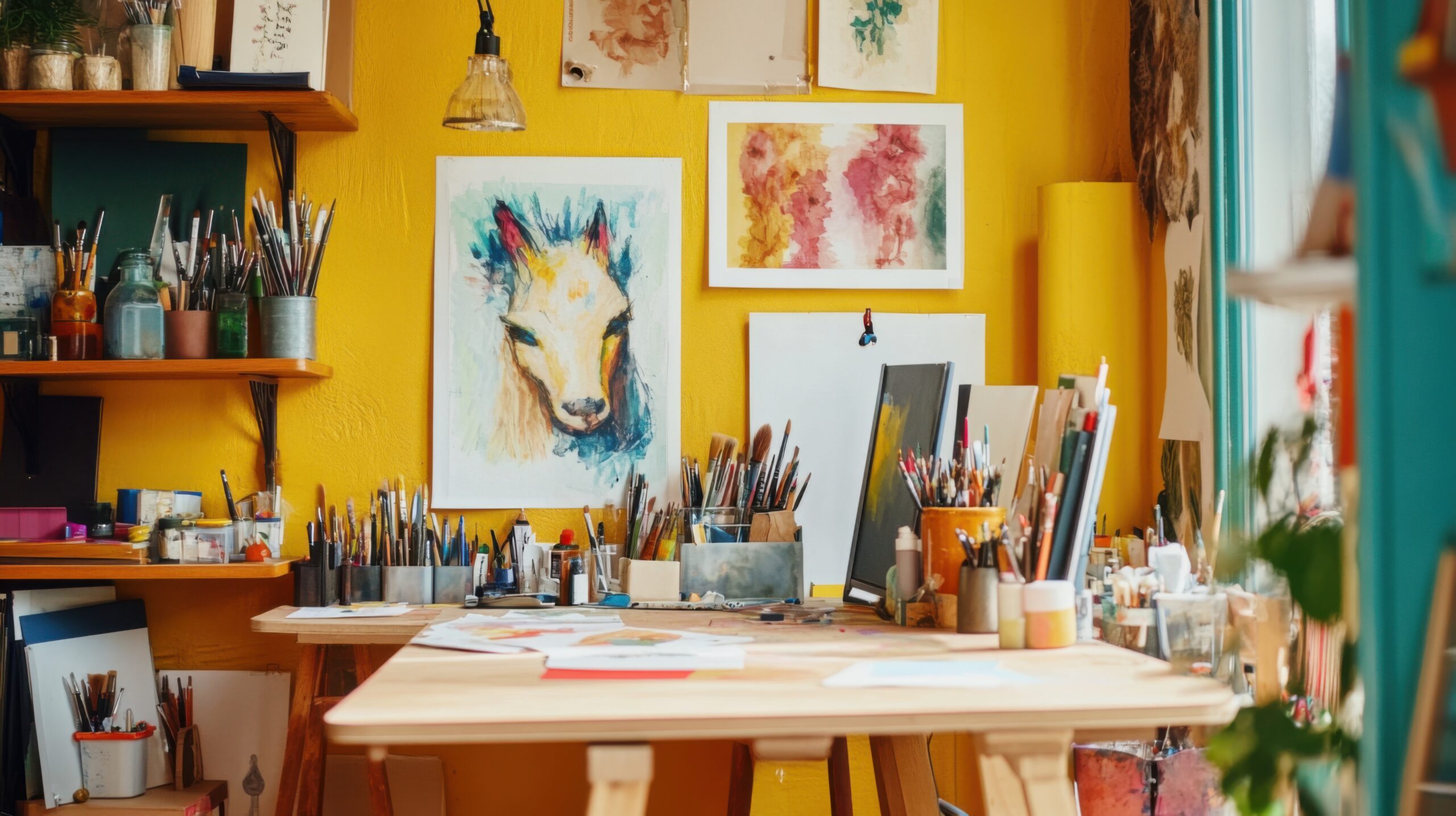 Vibrant Shared Workspace for Art Projects