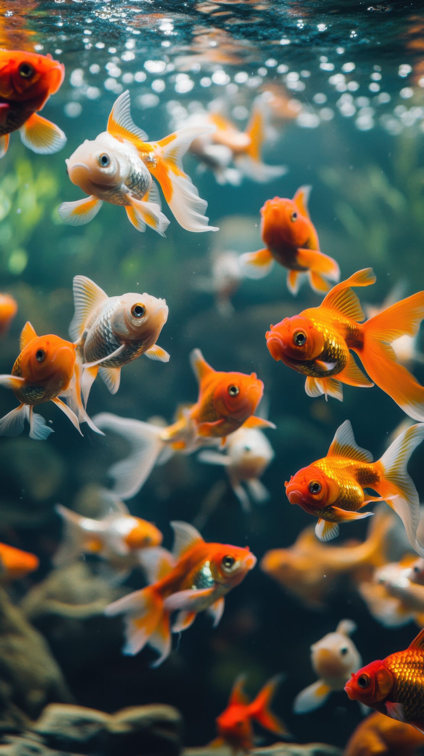 Picture of Assembly of Goldfish in Communal Tank