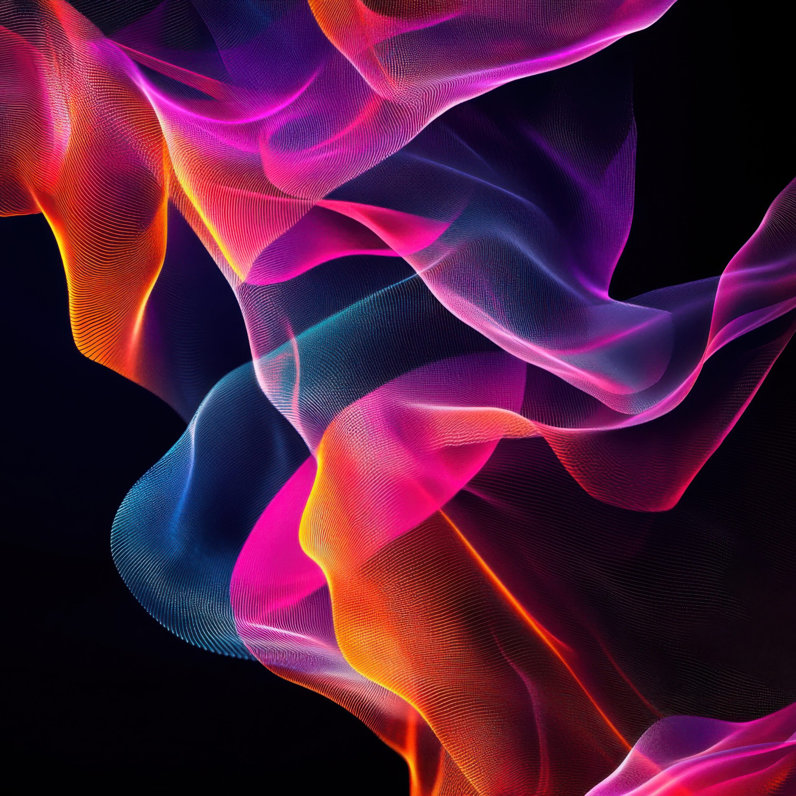 Geometric Patterns in Motions Abstract Art Form