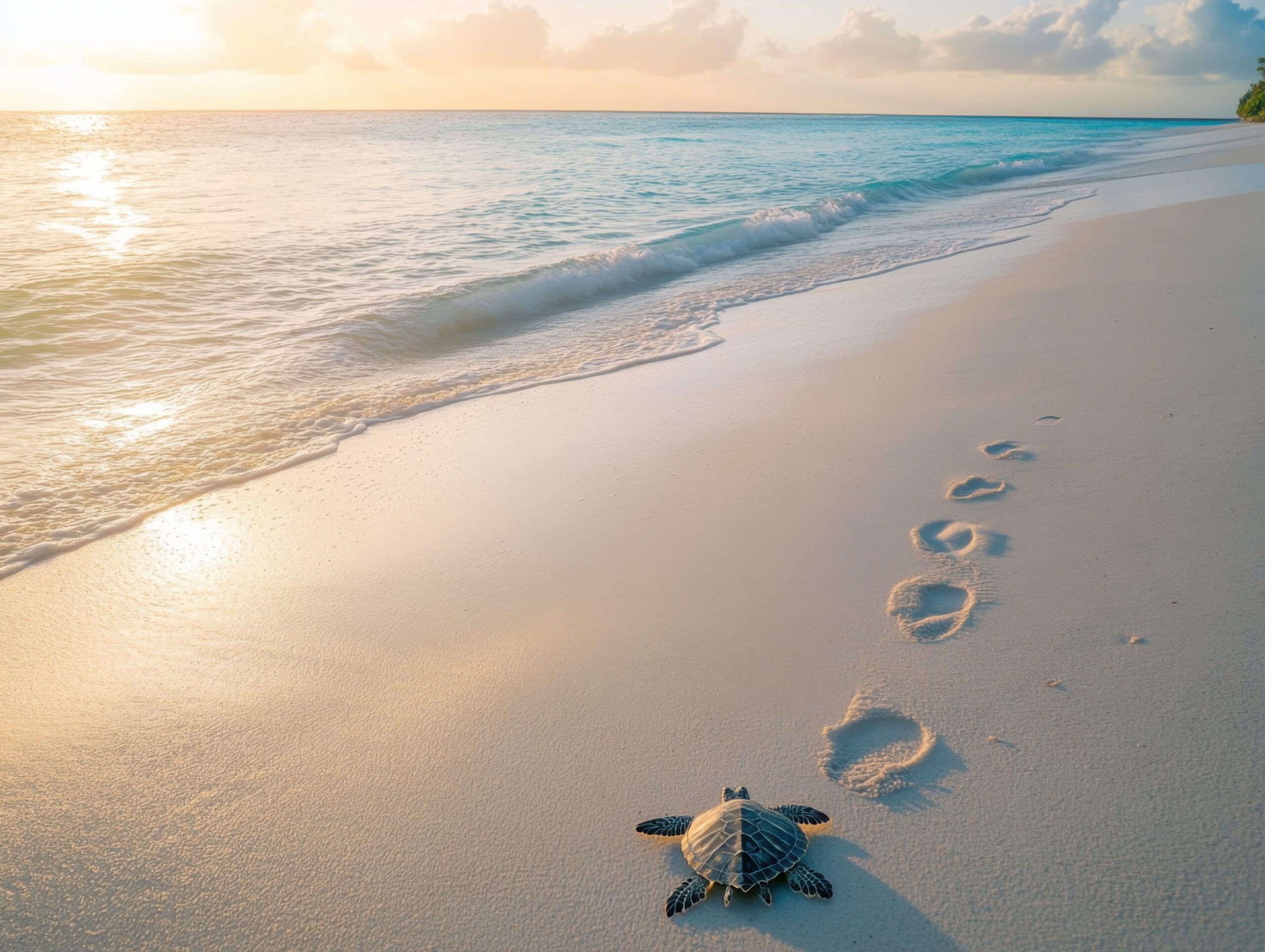 Turtle Ripples Trail of Turtle to Ocean Ripples