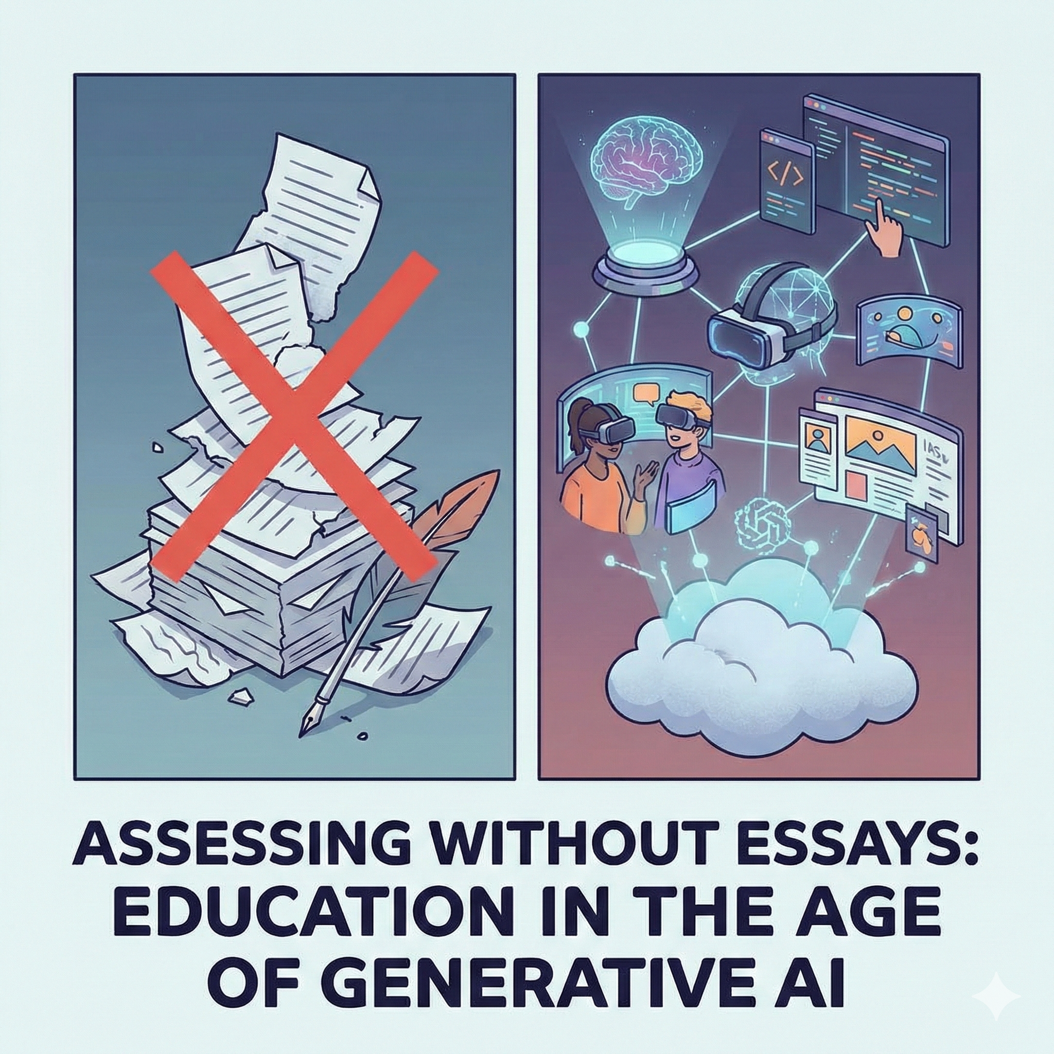 Assessing Without Essays Education in the Age of Generative AI