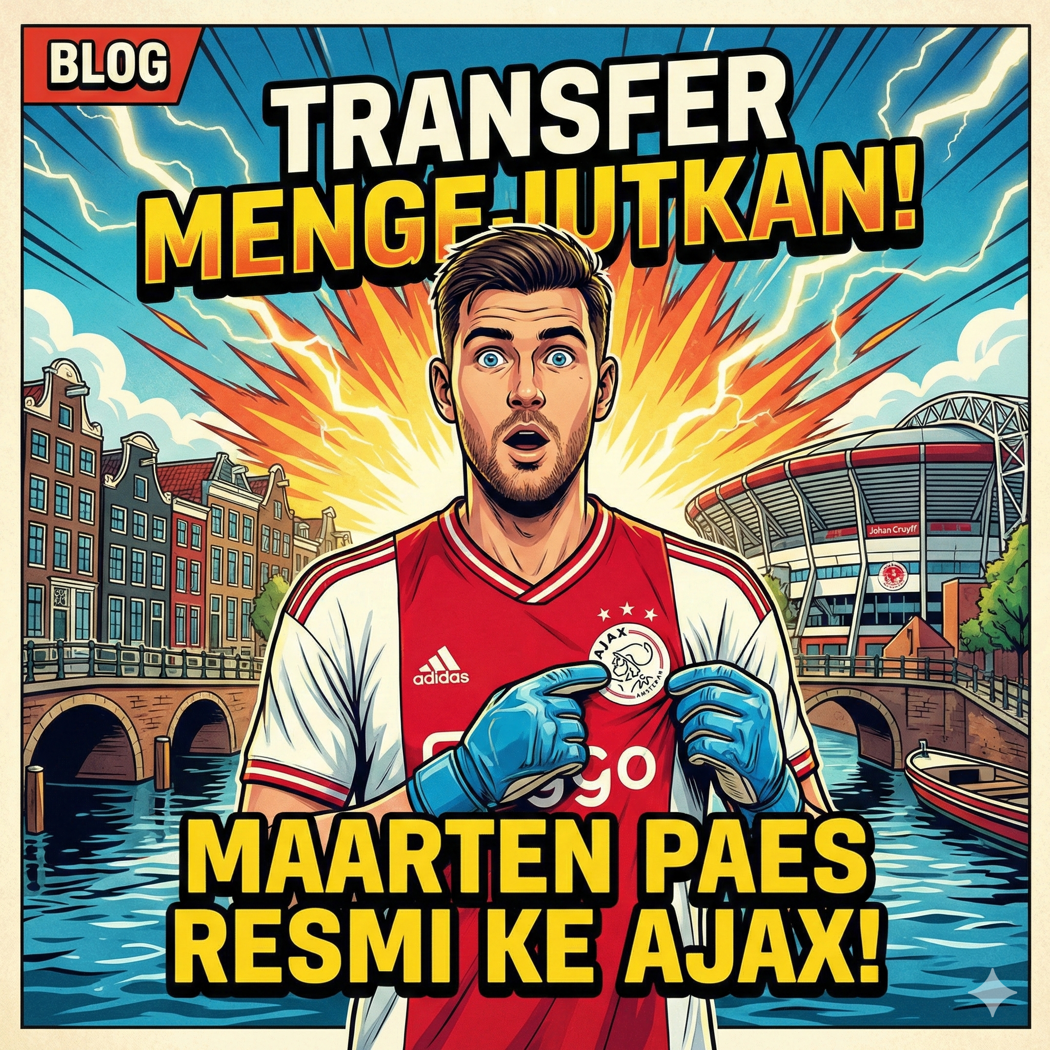 Maarten Paes Ajax: Kiper Timnas Indonesia resmi pindah klub.